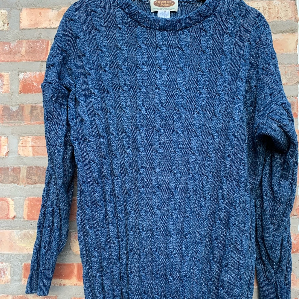 Sweaters or Ireland Aran sweater hand finished Irish stitches